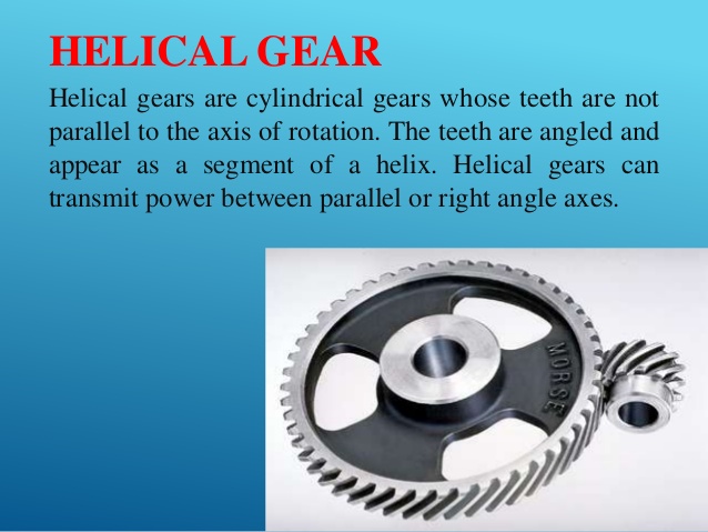 Helical gear set